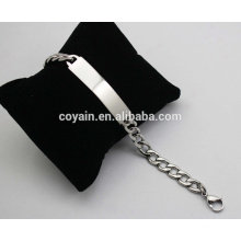 Factory Customize Stainless Steel Tag ID Bracelet Bijoux pour hommes